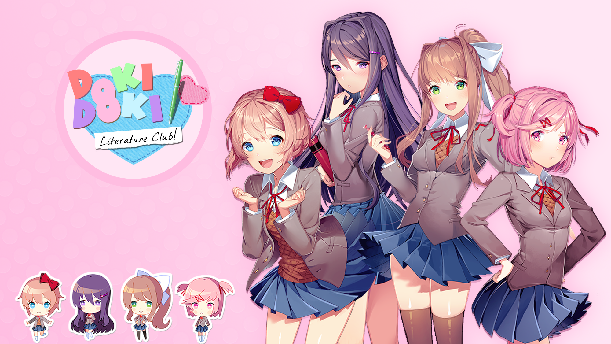 Doki Doki Literature Club - expressoes by S0Silvia on DeviantArt