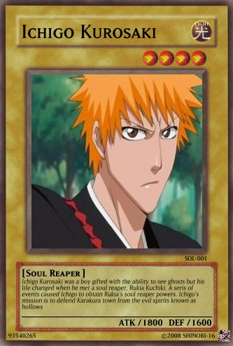 Yugioh card - Ichigo Kurosaki