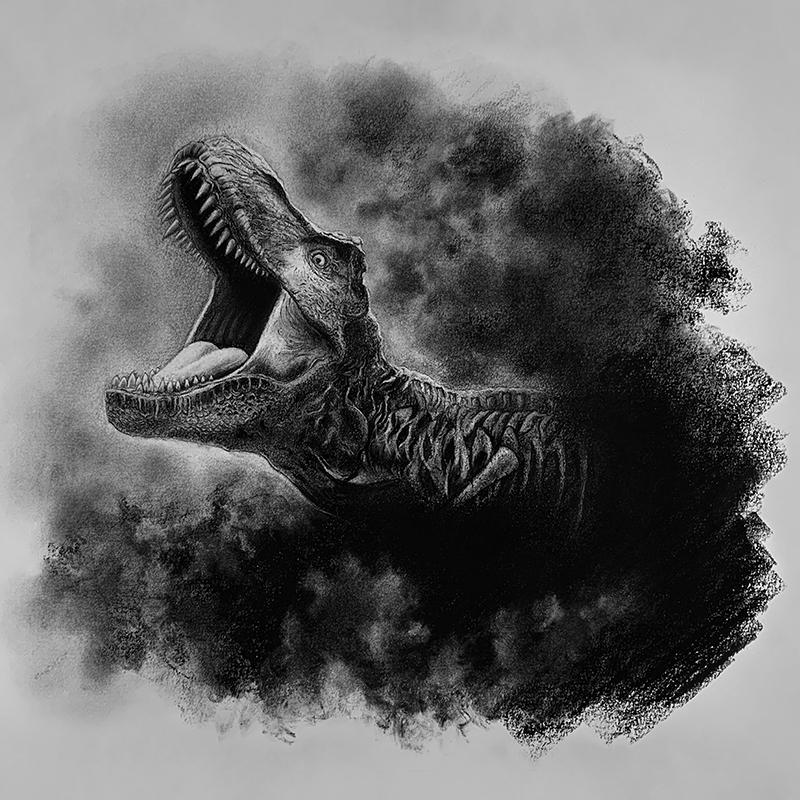 Desenhar um Tyrannosaurus Rex (T. Rex) 