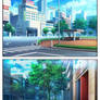 Street of Aokihara City. Part 11