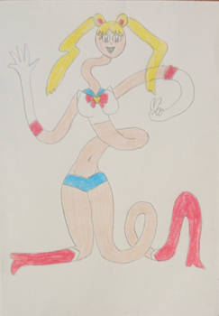 Elongated Sailor Moon
