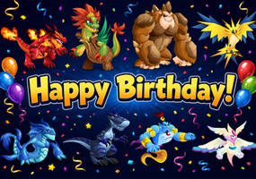 Birthday Postcard (Monster Legends Version)