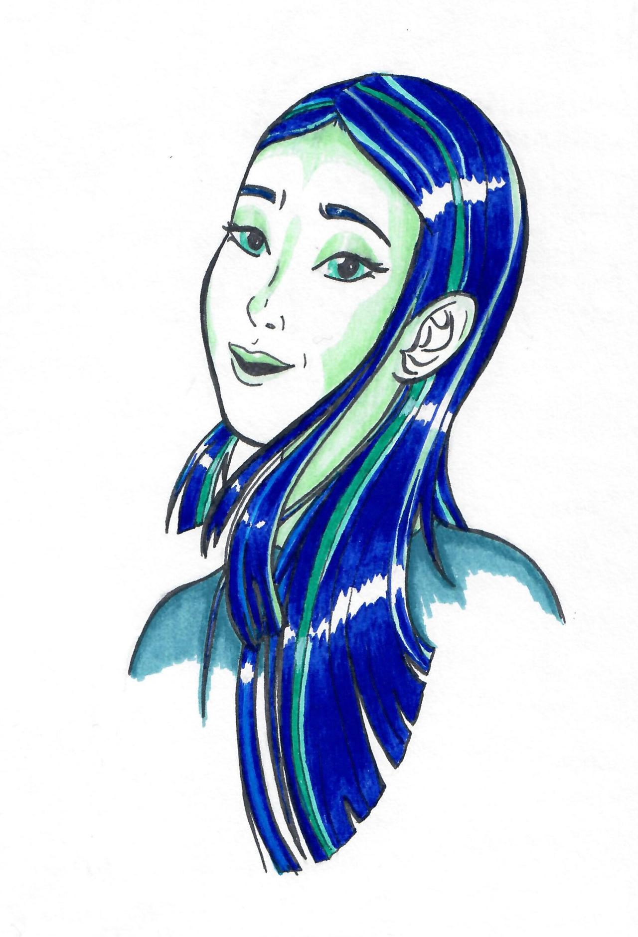 Mer girl by LuckyDrake13 on DeviantArt