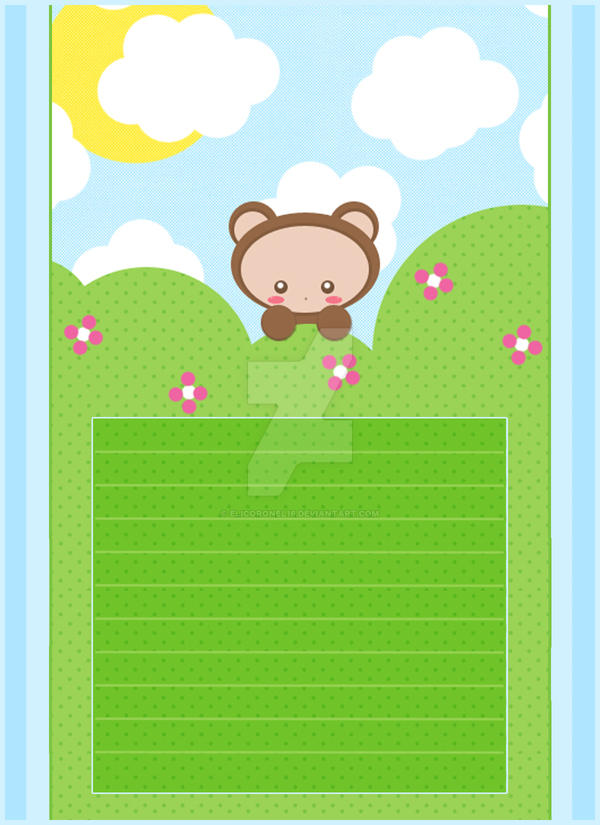 Cute Monkey Stationary By Elicoronel16 On DeviantArt