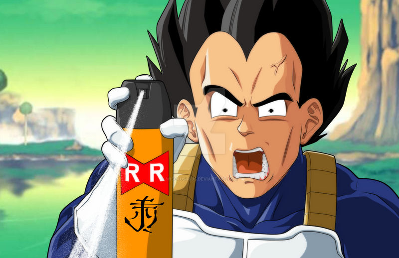 Vegeta Spraying Insecticide by wiseausirius on DeviantArt