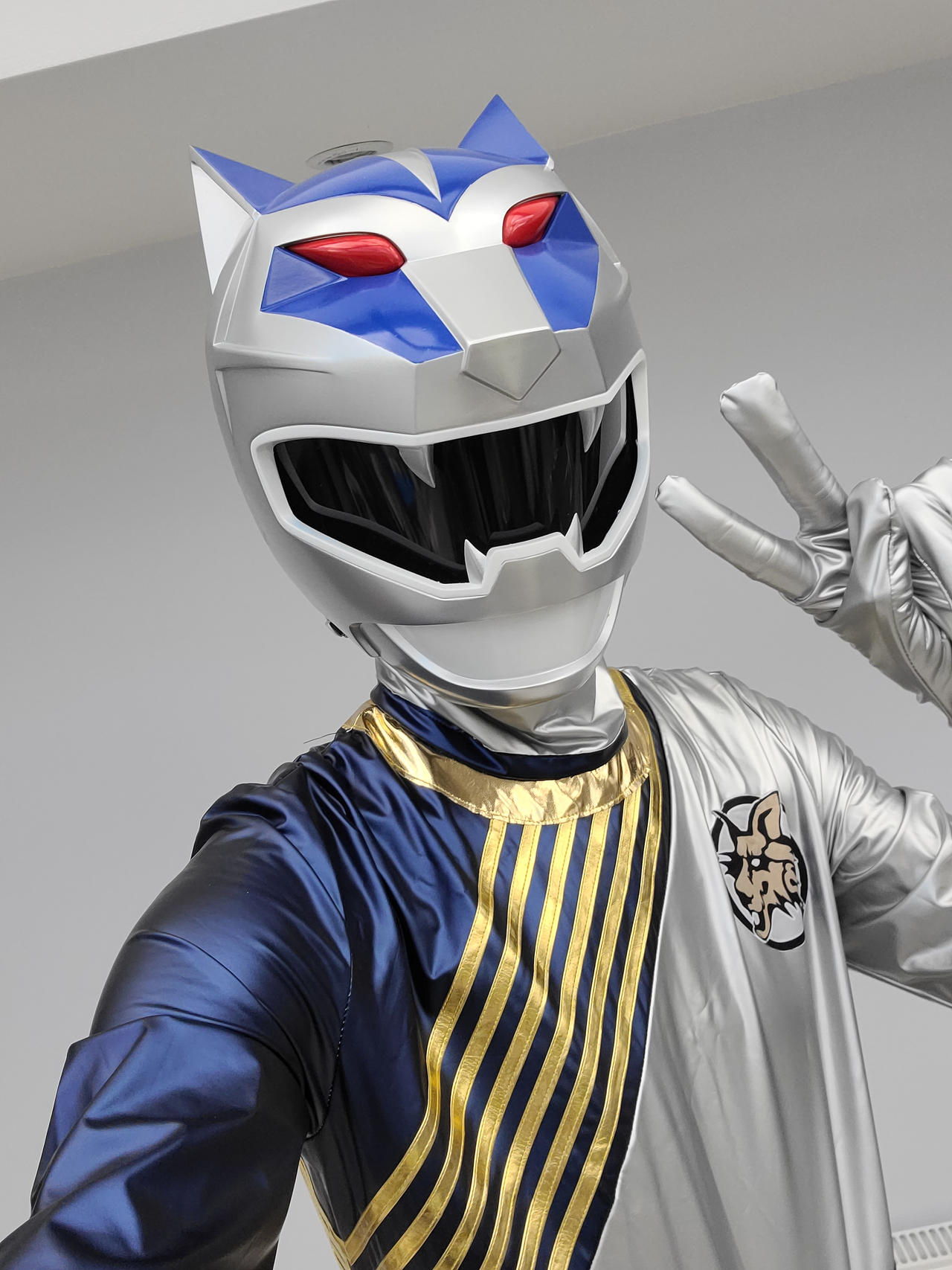 Ice Wolf Power Ranger Power Rangers Wild Force: Wolf Ranger Cosplay by PrinceSnowClaw on ...