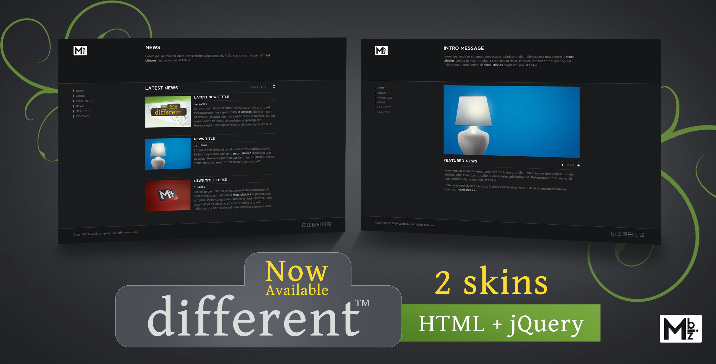 different: Corporate+Portfolio by m-biz
