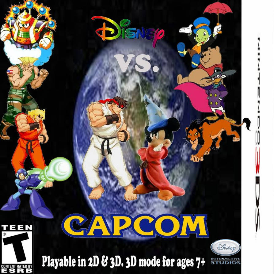 Disney VS Capcom Cover Art by MrYoshi1996 on DeviantArt