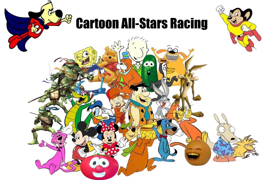 Cartoon All-Stars Racing Poster by MrYoshi1996 on DeviantArt