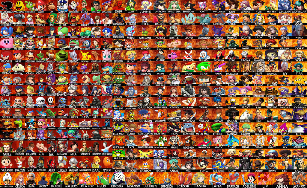 Sc5 Roster SSB5 Roster 15.0 by MrYoshi1996 on DeviantArt