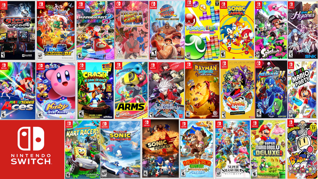 Nintendo Switch Games Poster by MrYoshi1996 on DeviantArt