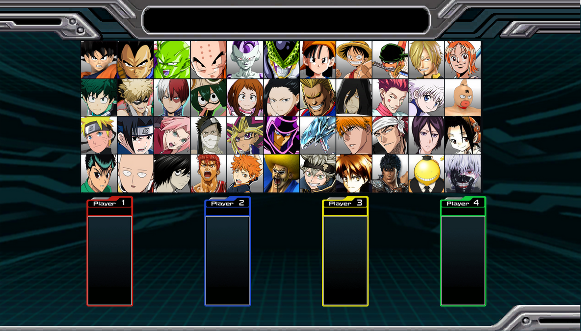 Shonen Jump Smash Bros. Roster by MrYoshi1996 on DeviantArt