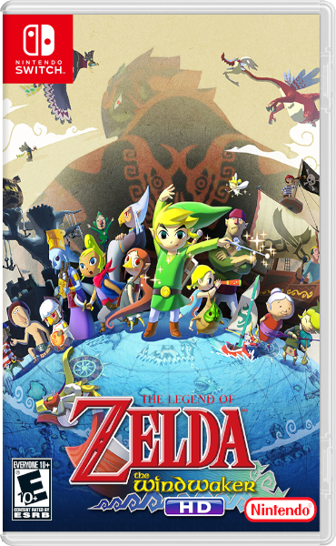 Legend of Zelda Wind Waker HD Switch Box Mock Up by MrYoshi1996 on