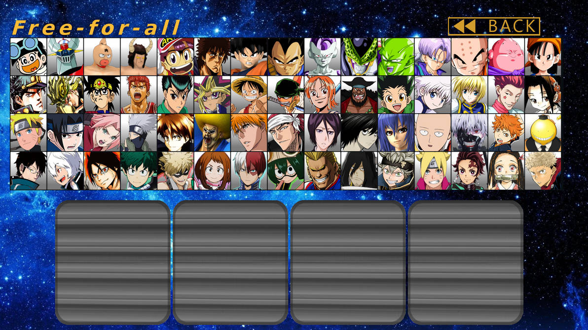 Shonen Jump Smash Bros. Roster #3 by MrYoshi1996 on DeviantArt