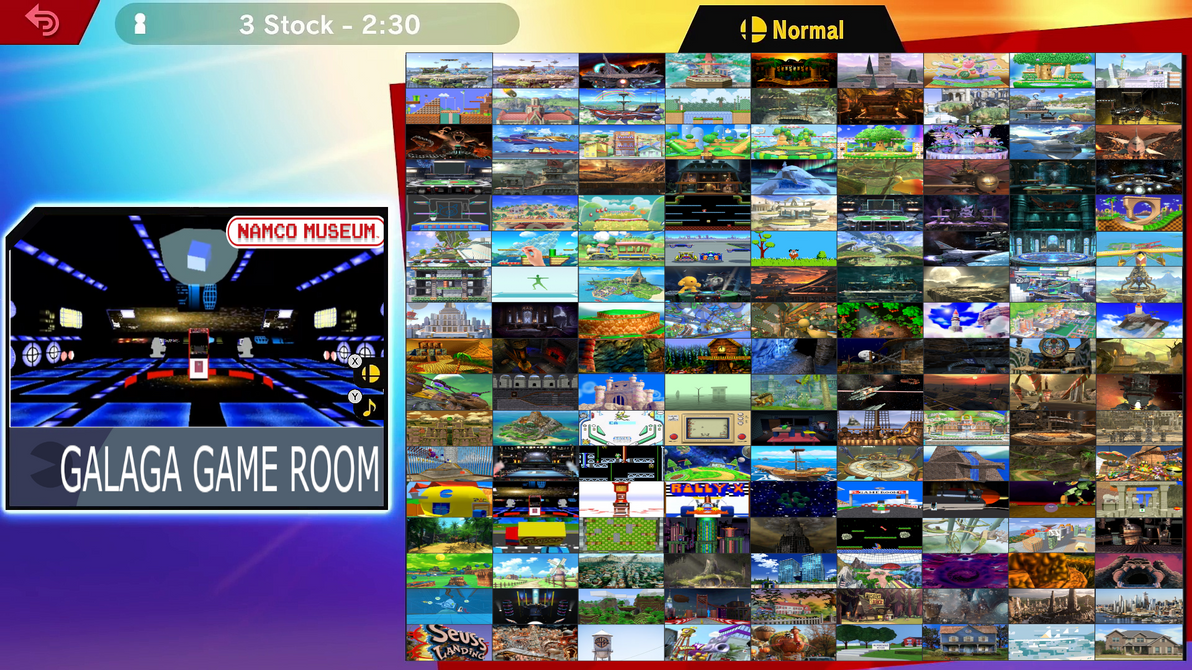 Random Smash Bros Stage Select Screen 4 by MrYoshi1996 on DeviantArt
