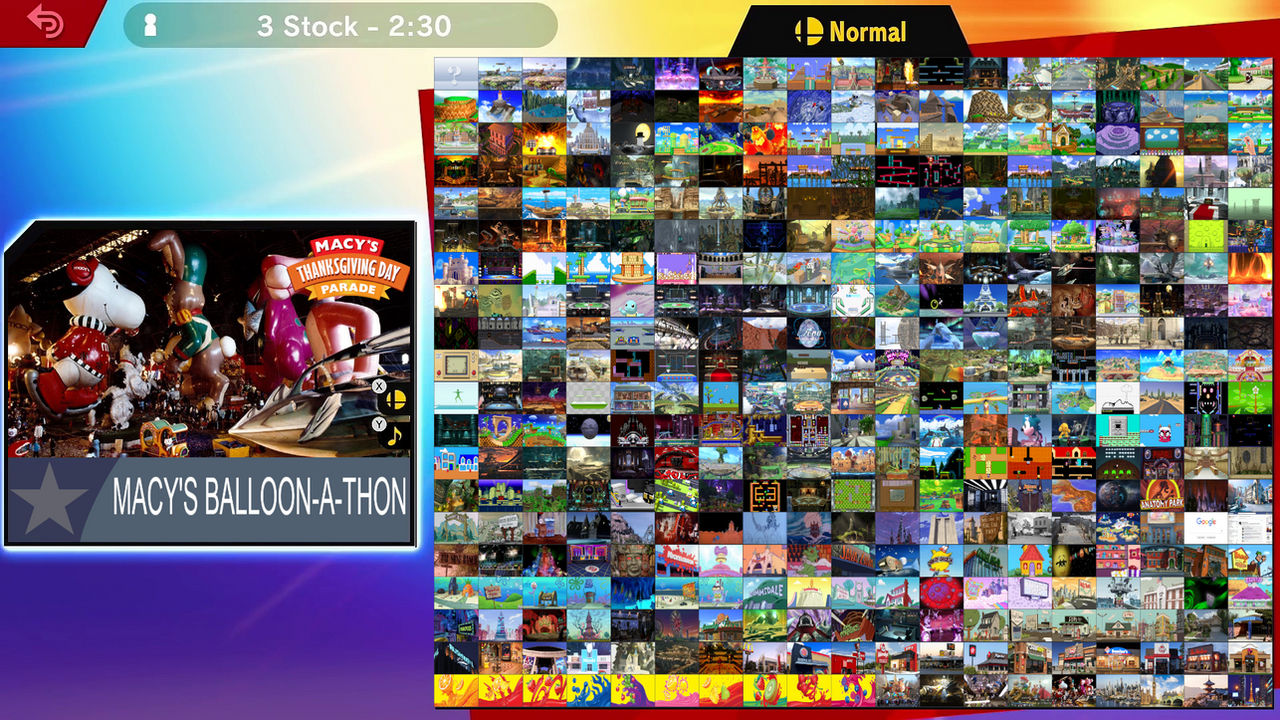 My Biggest Stage Select Screen Ever by MrYoshi1996 on DeviantArt