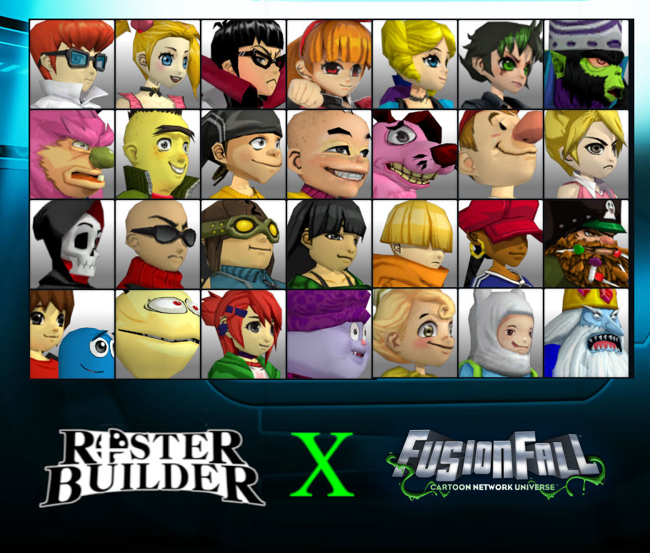 FusionFall Character Portrait Pack by MrYoshi1996 on DeviantArt
