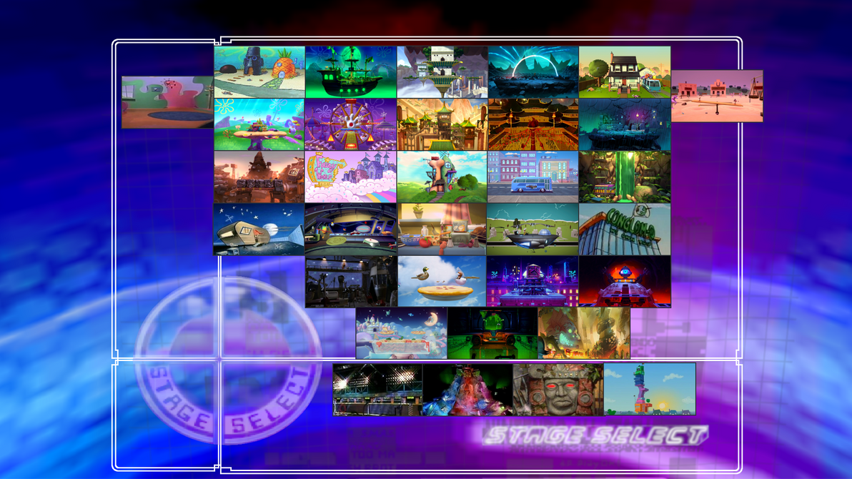 A Nickelodeon Themed Melee Stage Select Screen by MrYoshi1996 on DeviantArt