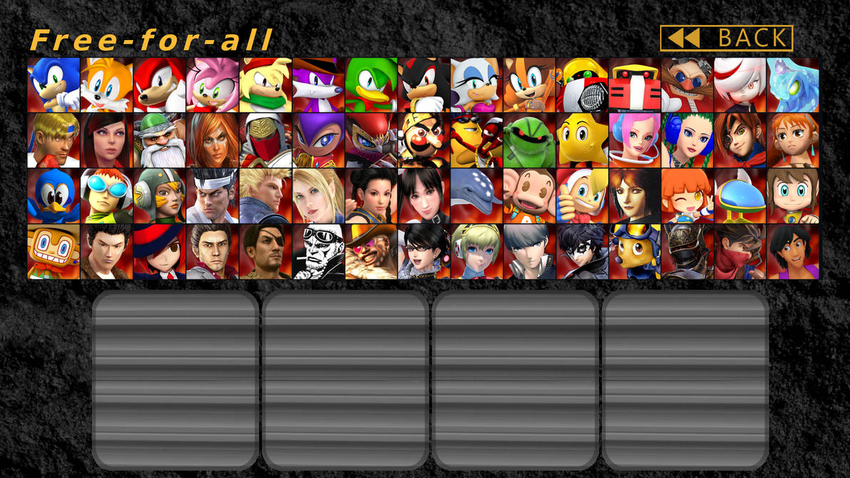 Another Awesome Sega Smash Bros Roster by MrYoshi1996 on DeviantArt