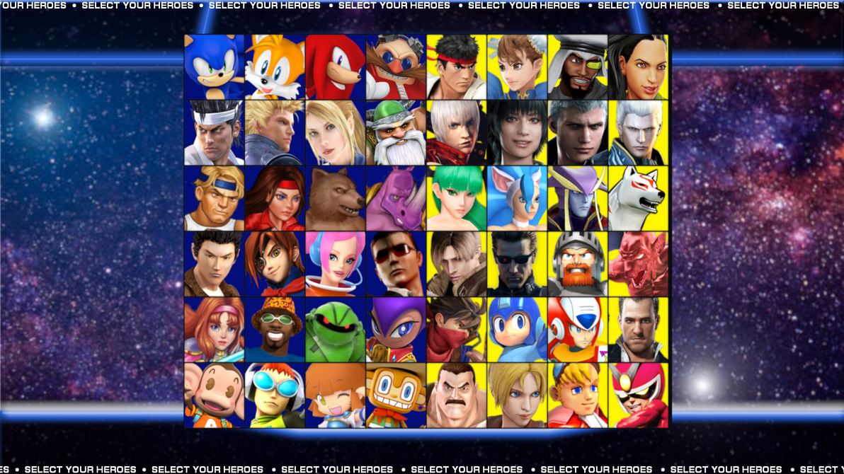 Sega VS Capcom Roster Idea by MrYoshi1996 on DeviantArt