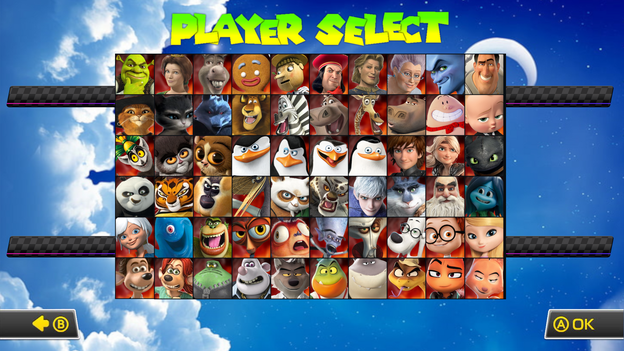 Dreamworks Racing Game 2025