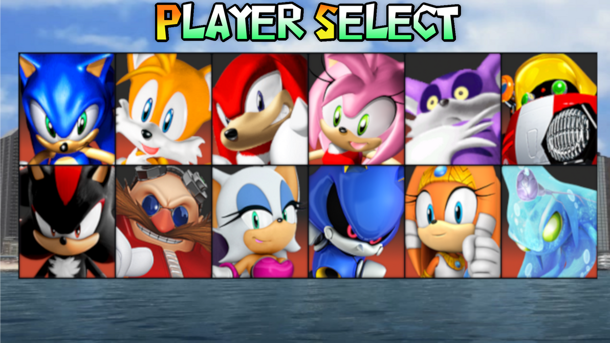 Sonic Fan Roster Sonic Adventure Kart Roster by MrYoshi1996 on DeviantArt