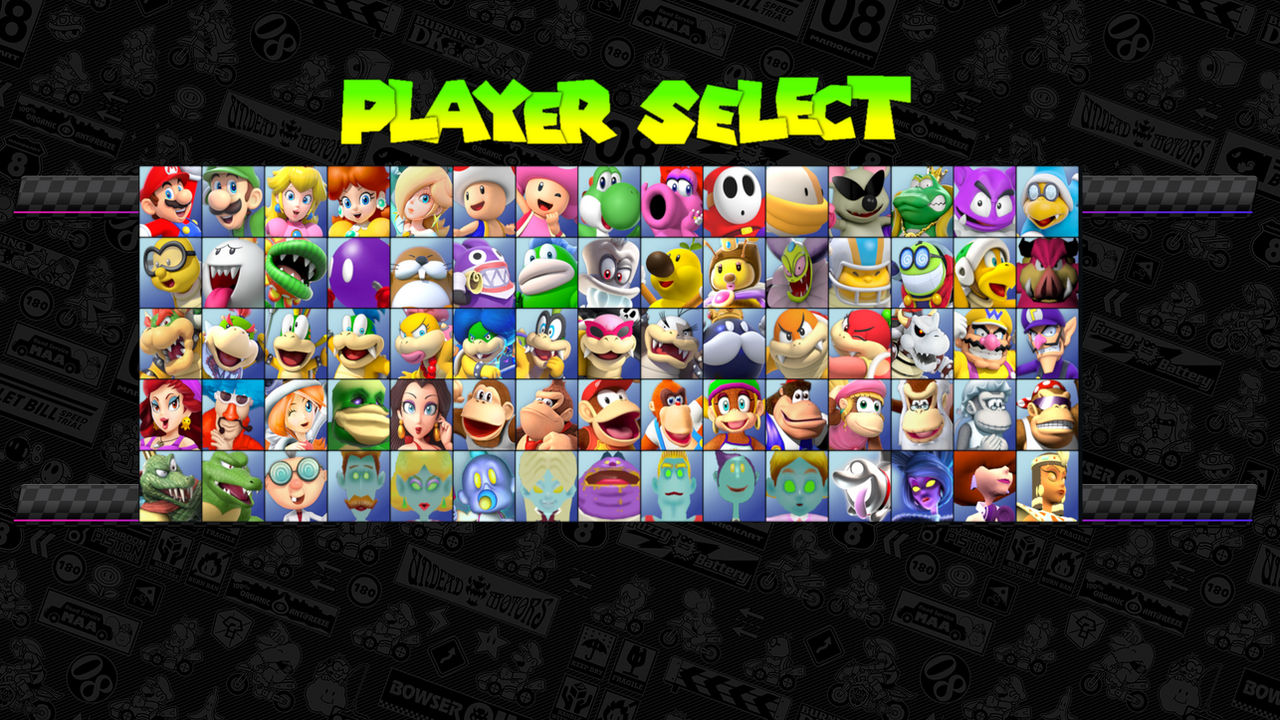 A Cool Expanded Mario Kart Roster by MrYoshi1996 on DeviantArt