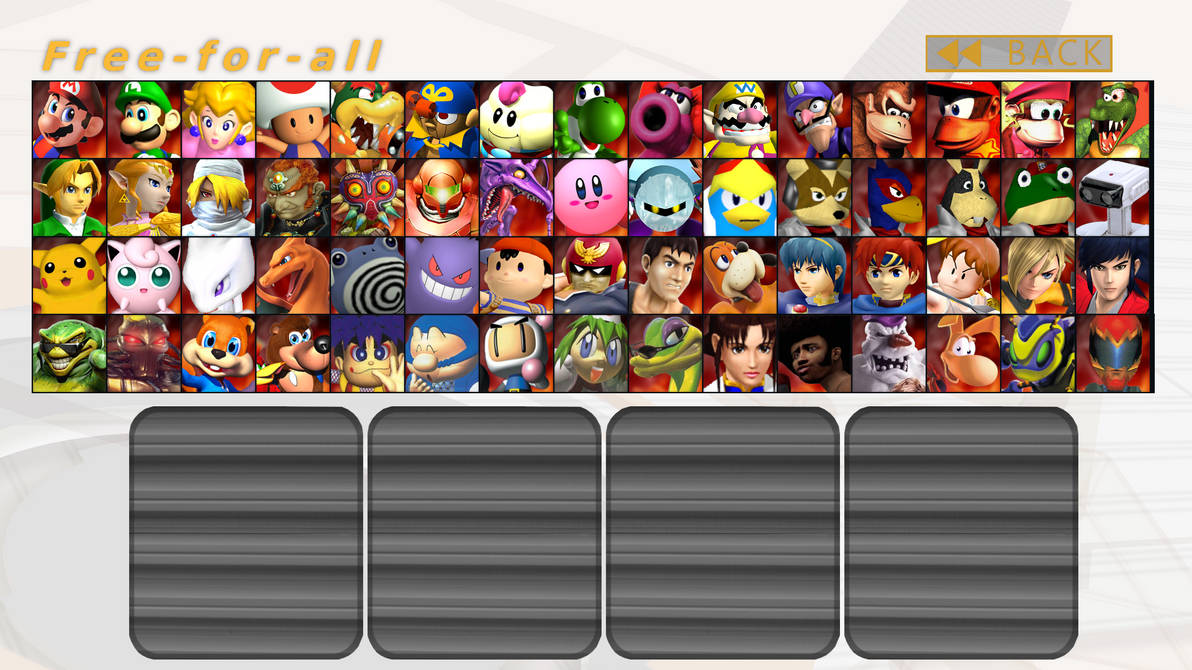 Smash Classic Roster A Smash Bros Roster That Captures The N64 Era by MrYoshi1996 on DeviantArt