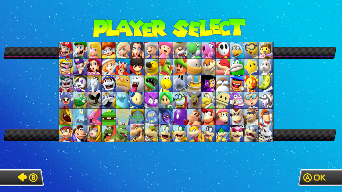 A Mario Kart Roster with 90 Characters by MrYoshi1996 on DeviantArt