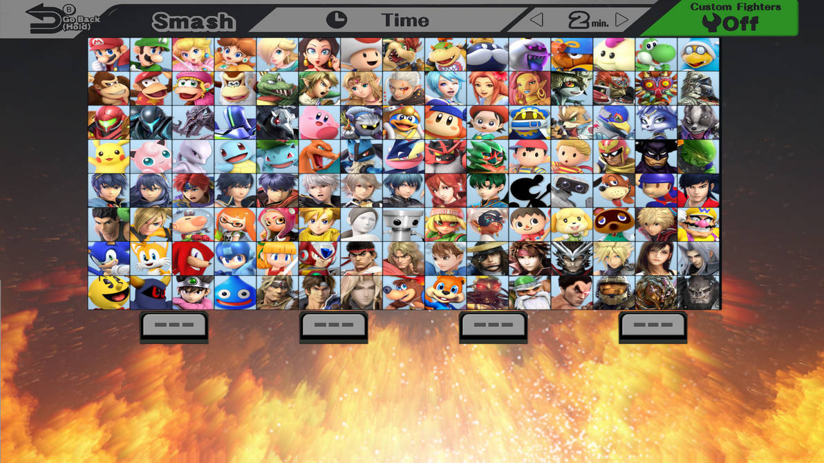 Smash Roster Screen Random Smash Bros Roster #362 by MrYoshi1996 on DeviantArt
