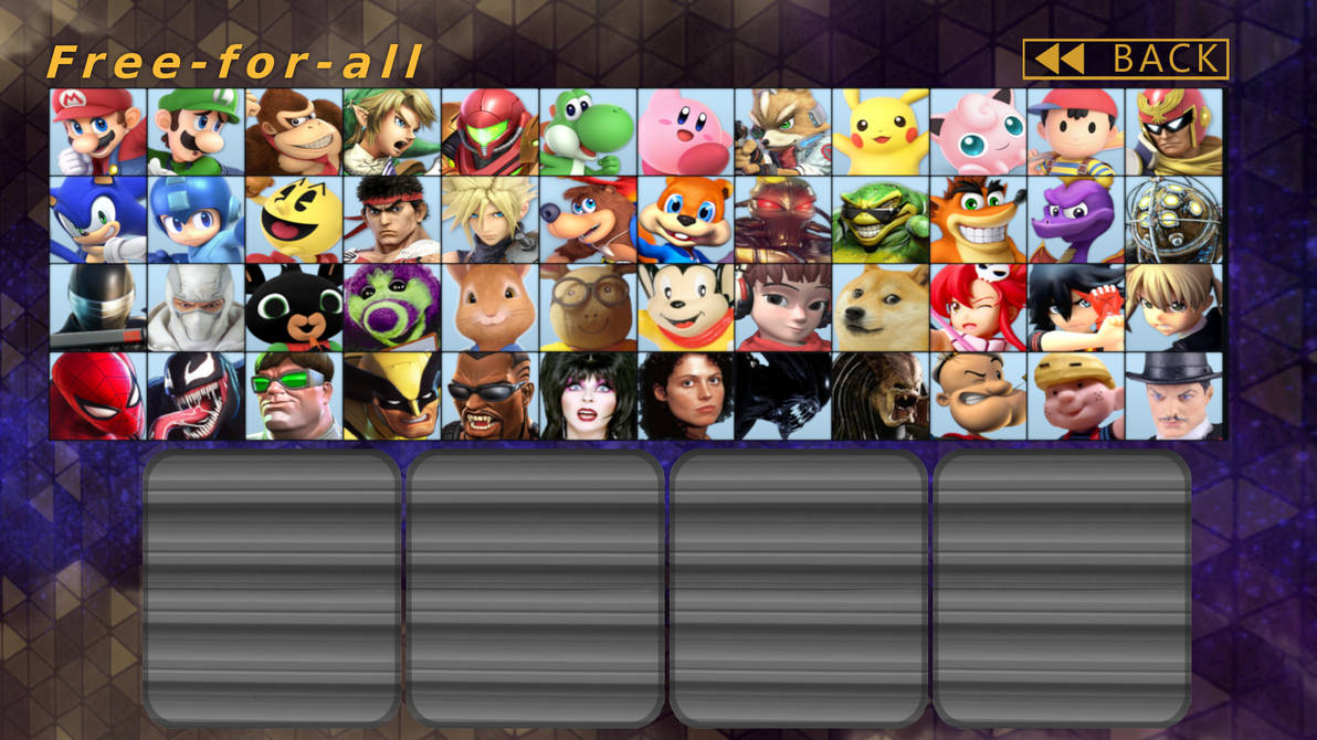 Smash Roster Display Random Smash Bros Roster #375 by MrYoshi1996 on DeviantArt