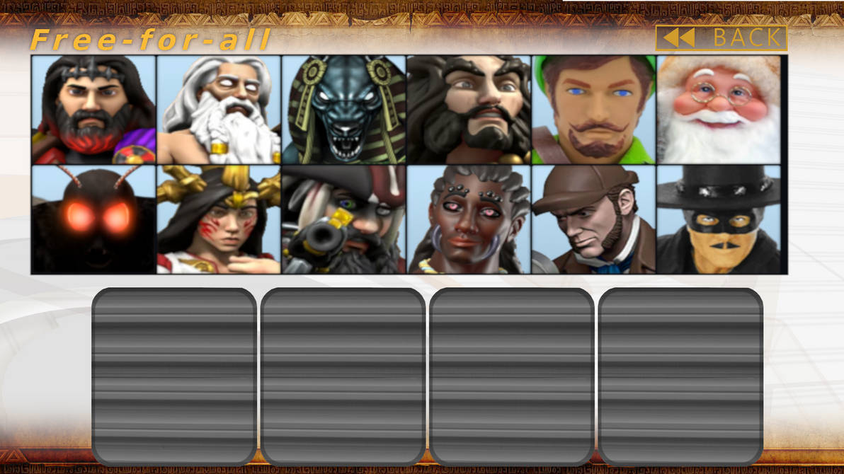 Cartoon Fighters Deviantart Roster A Simple Public Domain Roster of 12 Fighters by MrYoshi1996 on DeviantArt