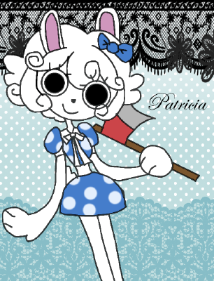 Pretty Blood Rabbit Pretty Blood OC: Patricia the rabbit by KORITHEZOMBIE on DeviantArt
