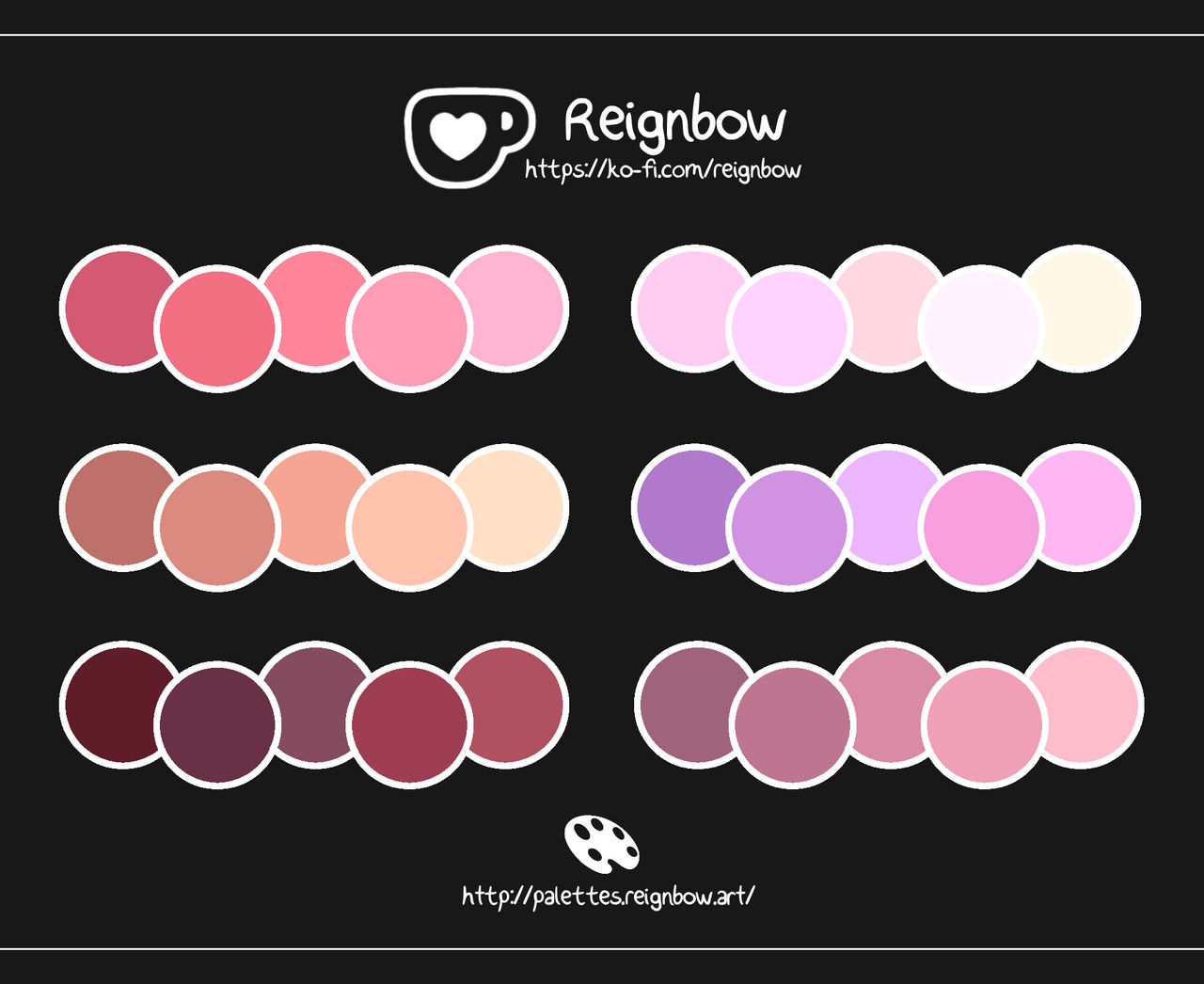 Color Palette .01 by ReignbowArt on DeviantArt