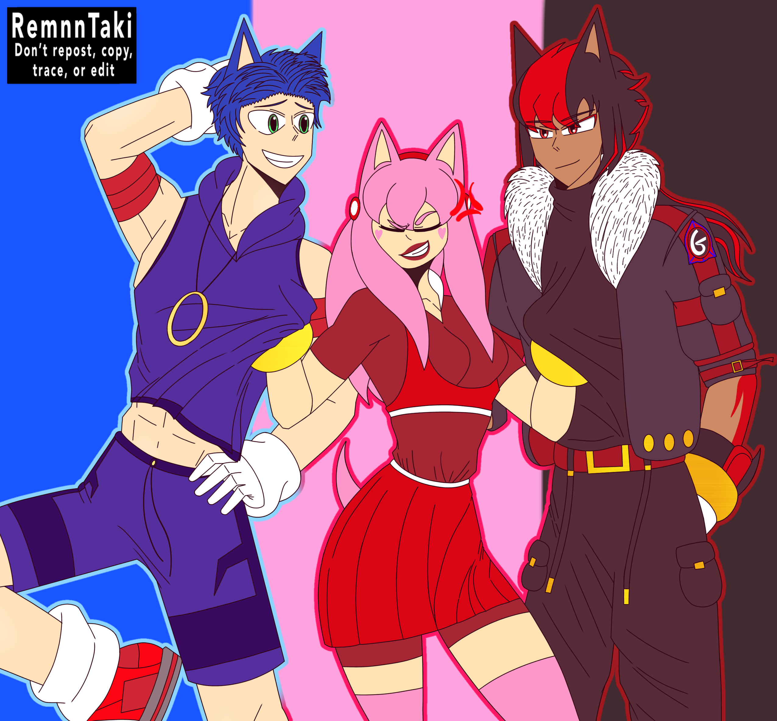 Human Deviantart Older Human SonAmyShad by RemnnTaki on DeviantArt