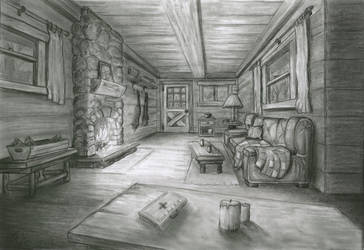 Cabin in the Woods, Interior