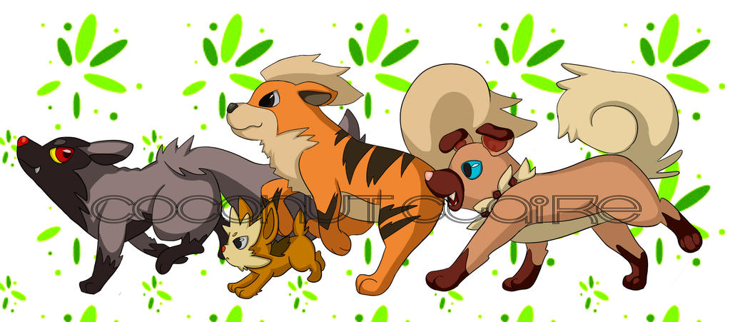 Pokemon running by Coconut-Claire on DeviantArt