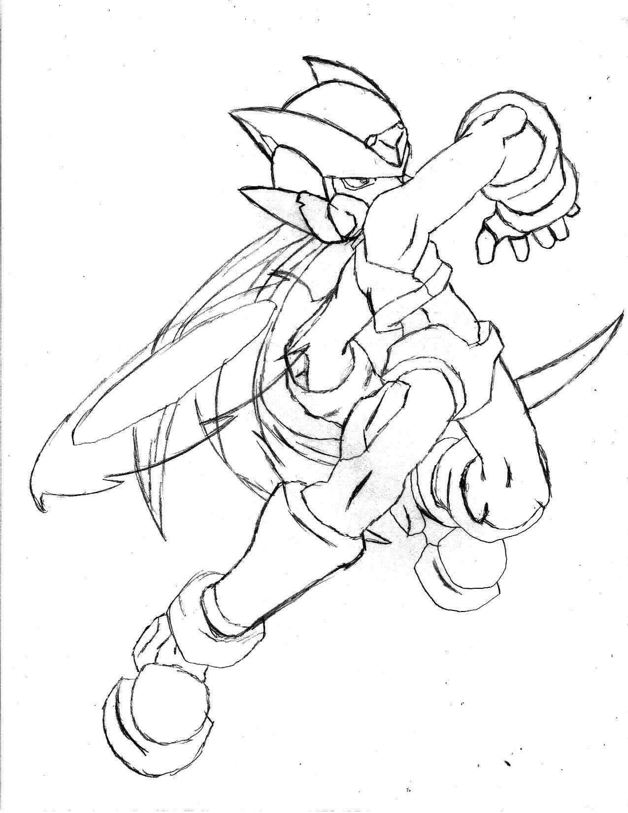 Megaman Zero sketch