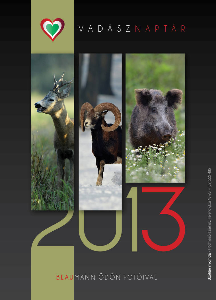2013 Hunting Calendar design by n0k0m on DeviantArt