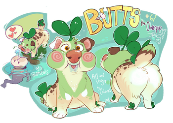 Butts the Cloverpup