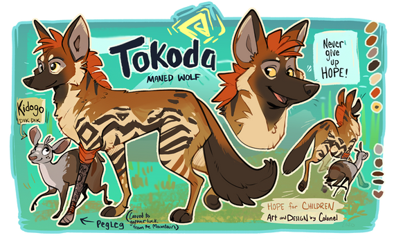 Tokoda the Maned Wolf