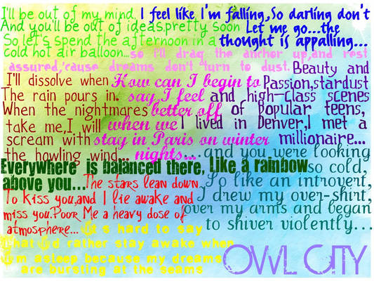 Owl City Songs