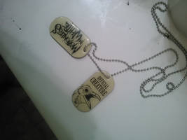 Motionless in White dog tags