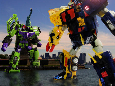 Devastator vs. Omega Supreme