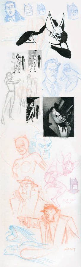 Oodles of Batman Doodles