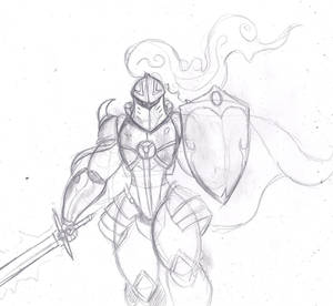 Sketch Knight of the stars