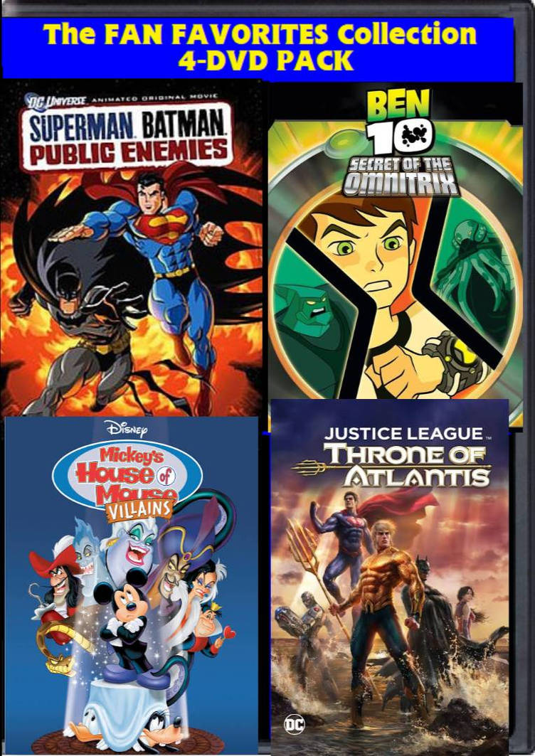 Mighty Dvd Deviantart My 4-dvd pack by ciceronunss on DeviantArt