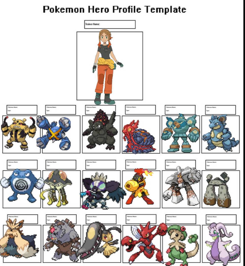 Orla and her pokemons team by ciceronunss on DeviantArt