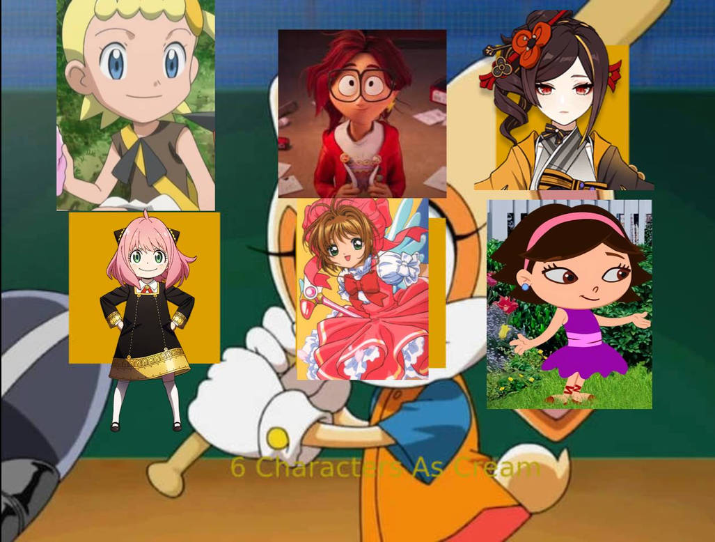 Cream Ova My 6 characters as cream by ciceronunss on DeviantArt