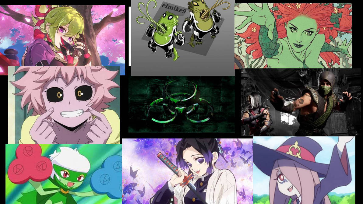 My favorite poison characters by ciceronunss on DeviantArt